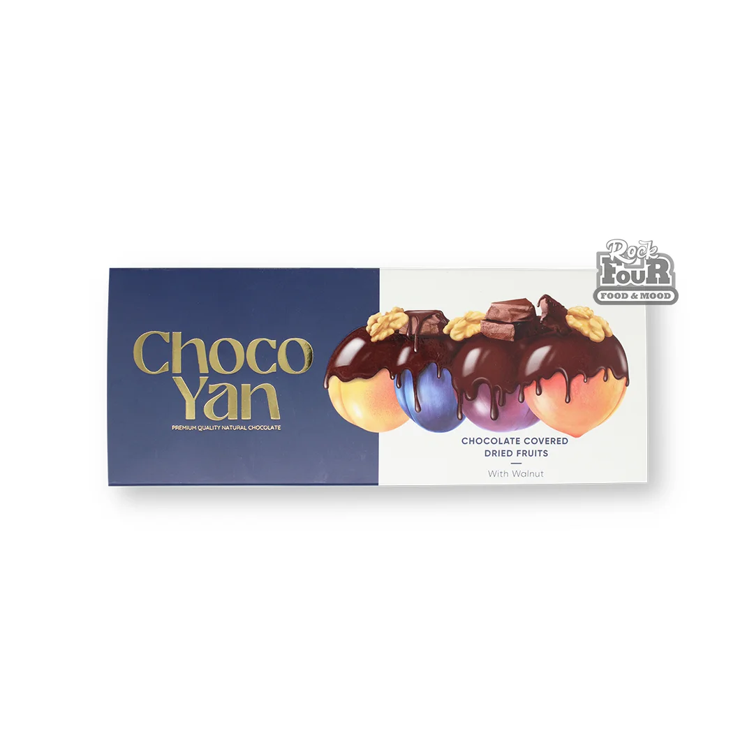 Chocolate-covered dried fruit assortment "Choco Yan" with nuts 260g